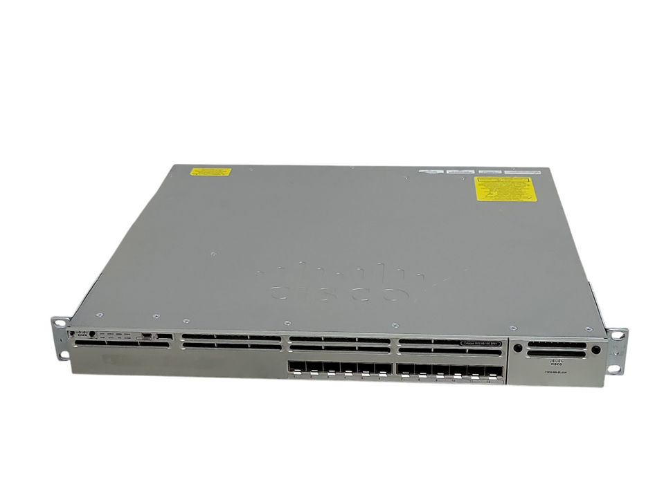 Cisco WS-C3850-12XS-E V02 | 12-Port 1/10G SFP+ Network Switch | 2x PSU