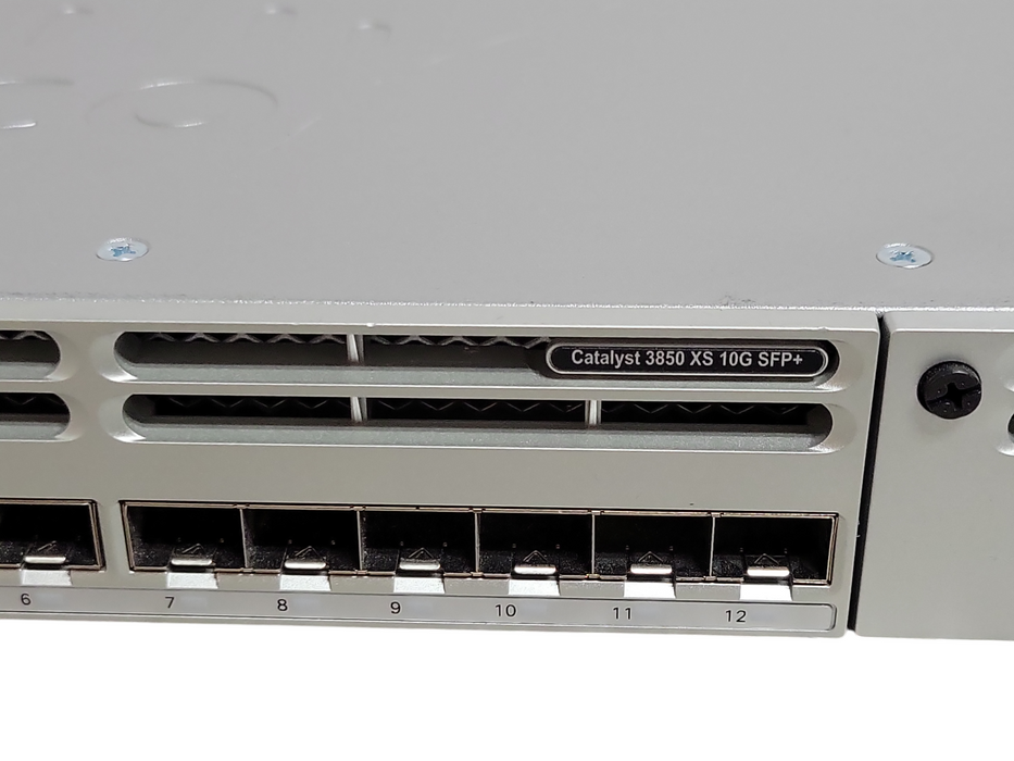 Cisco WS-C3850-12XS-E V02 | 12-Port 1/10G SFP+ Network Switch | 2x PSU