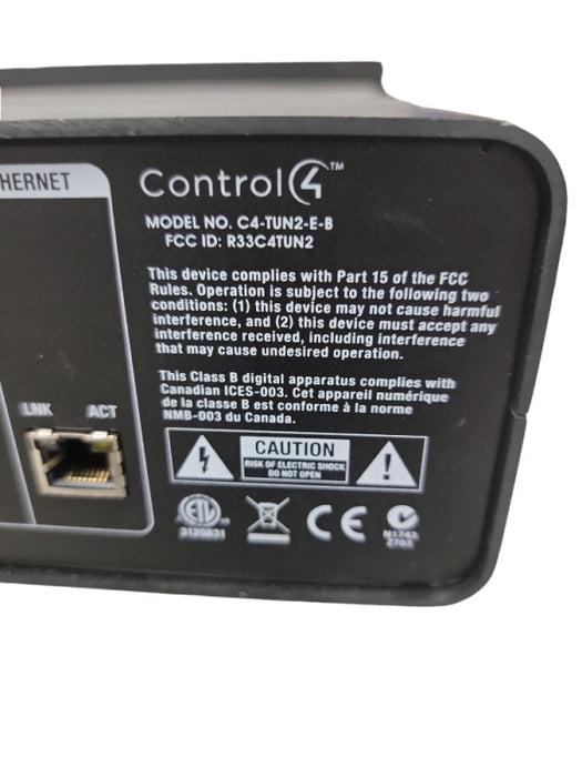 Control4 C4-TUN2-E-B AM/ FM Radio Tuner