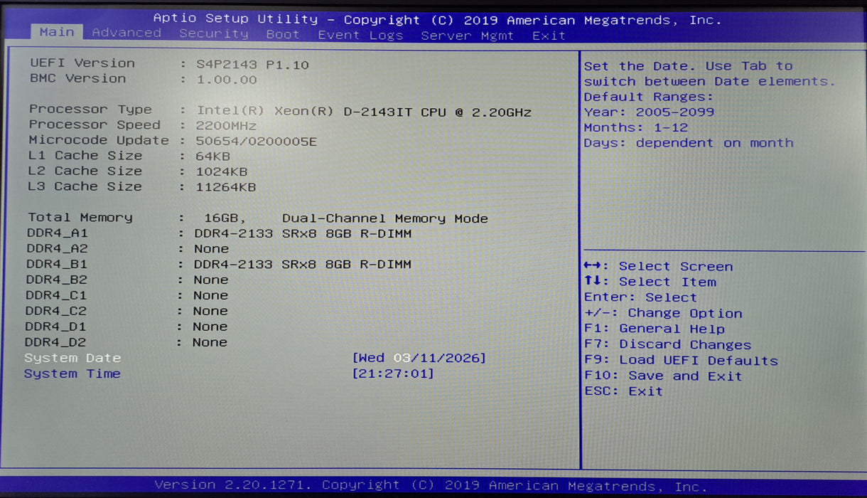 Datto S4P4 1U 4x 3.5" Server | Xeon D-2143IT @2.20GHz, 16GB DDR4, No HDD's