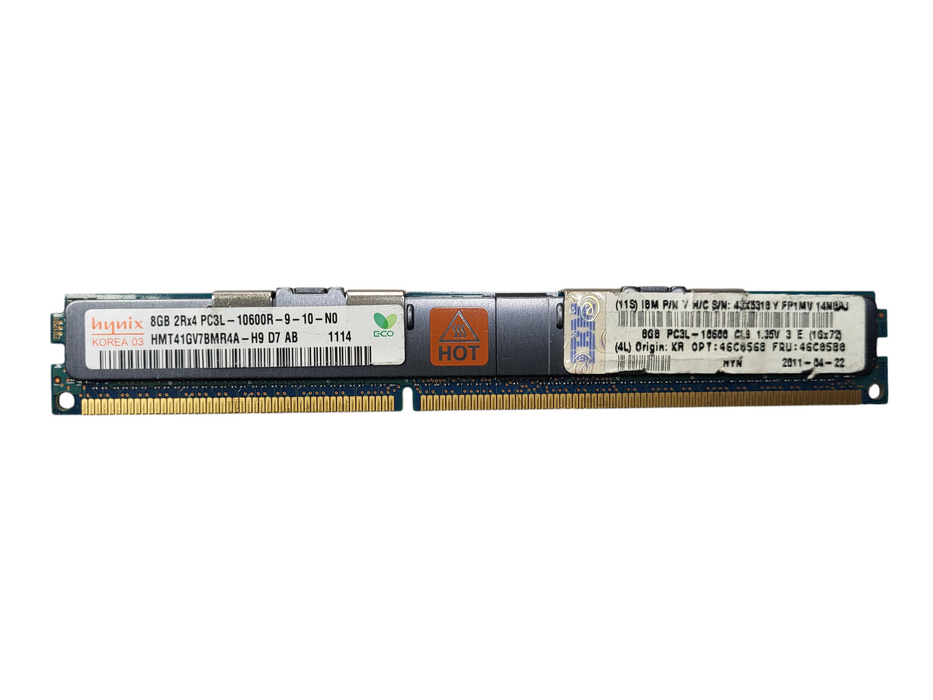 Samsung/SK Hynix/Micron/Kingston 8GB PC3L-10600R Server Memory