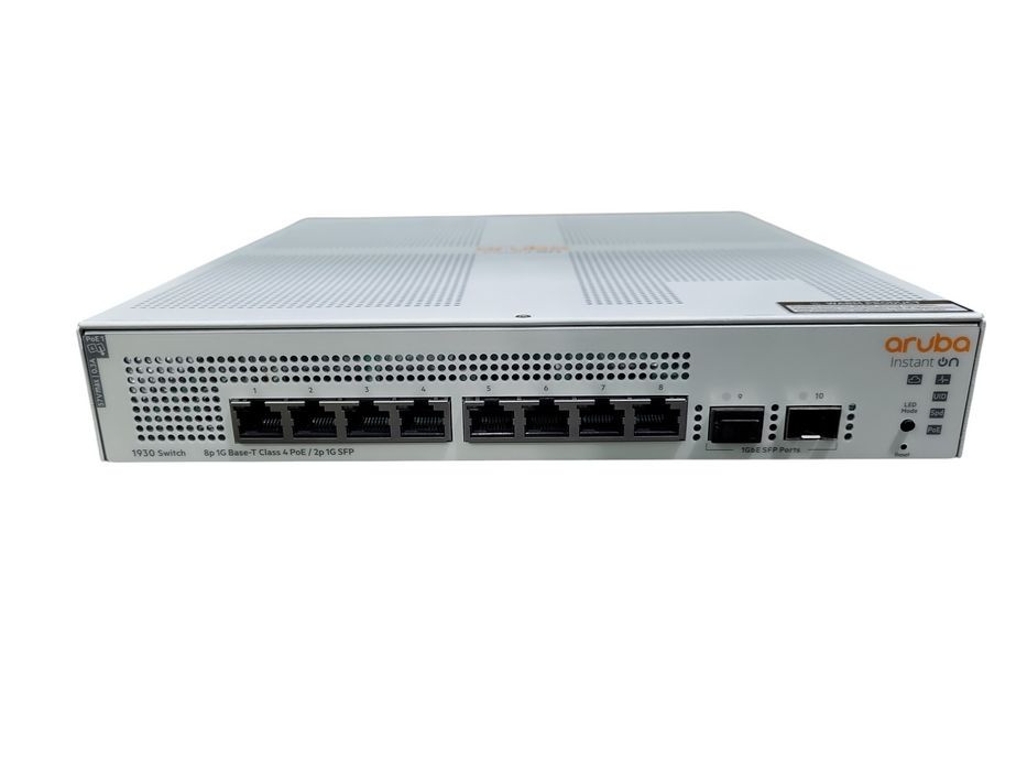 Aruba Instant On 1930 Switch 8p 1G Base-T Class 4 PoE / 2p 1G SFP JL681A