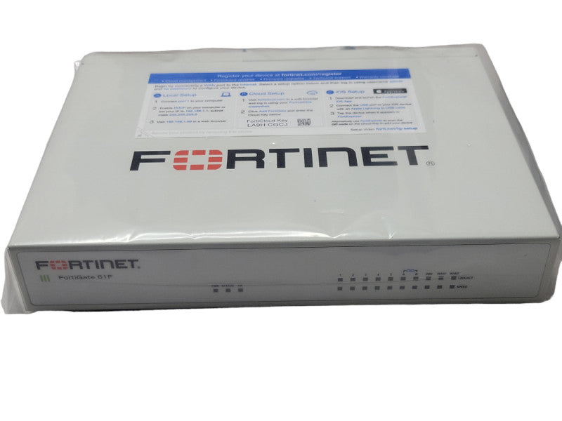 New Fortinet FG-61F Firewall Security Appliance w/ Power adapter only, SEE _