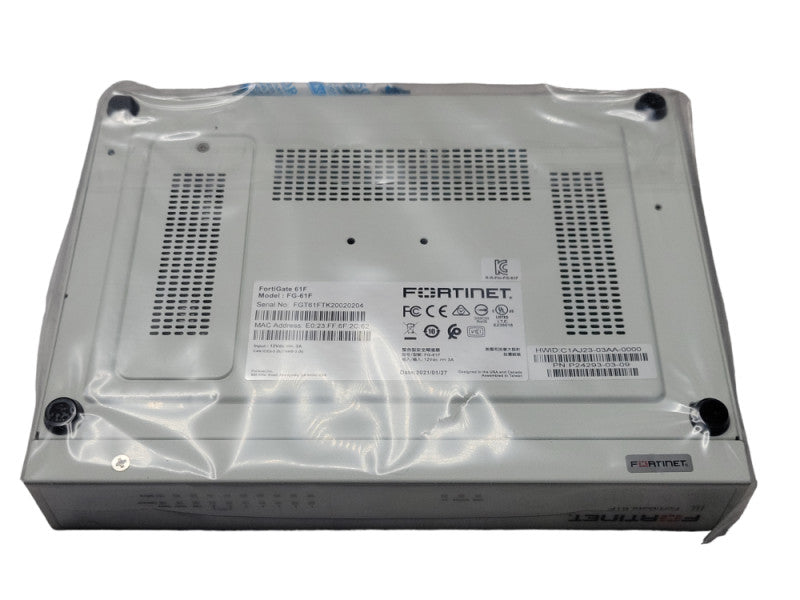 New Fortinet FG-61F Firewall Security Appliance w/ Power adapter only, SEE _
