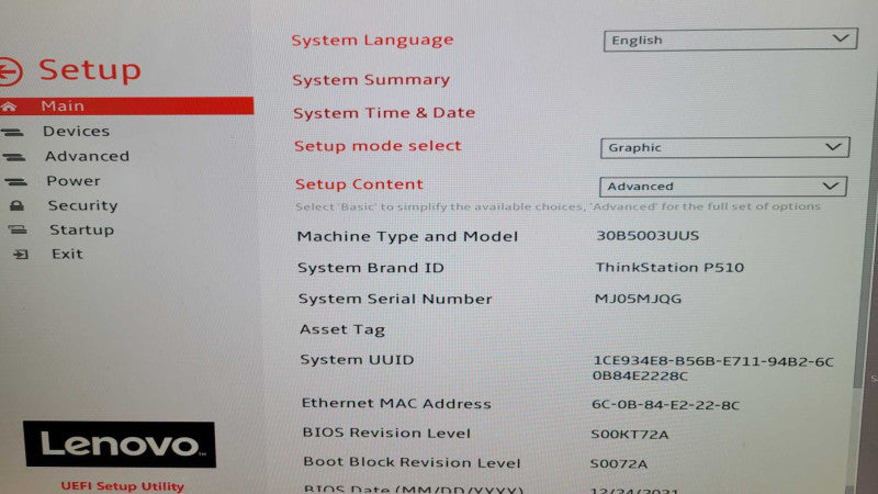 Lenovo ThinkStation P510 Xeon E5-1620 V4 @ 3.70ghz | 32GB RAM | NOHDD | GTX 1050 2GB %