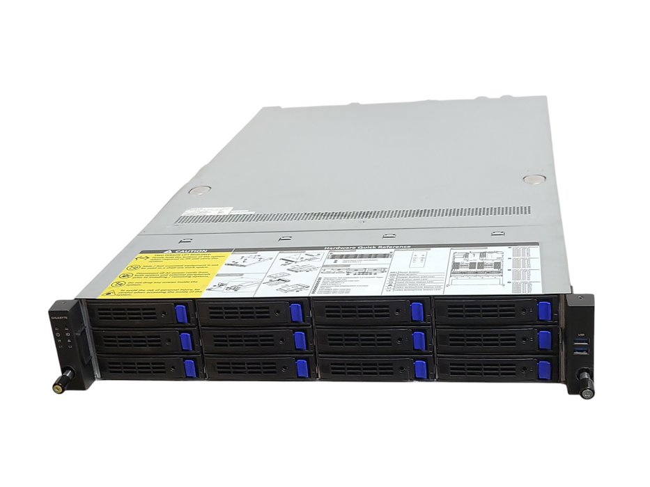 Gigabyte R282-003 12X3.5" Barebones Server 2x 2000W | Supports EPYC & NVMe