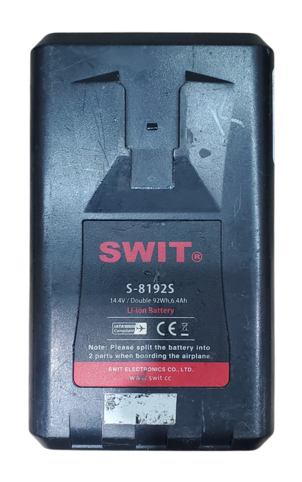 SWIT S-8192S Dividable V-Mount Battery Pack 92+92Wh *READ*