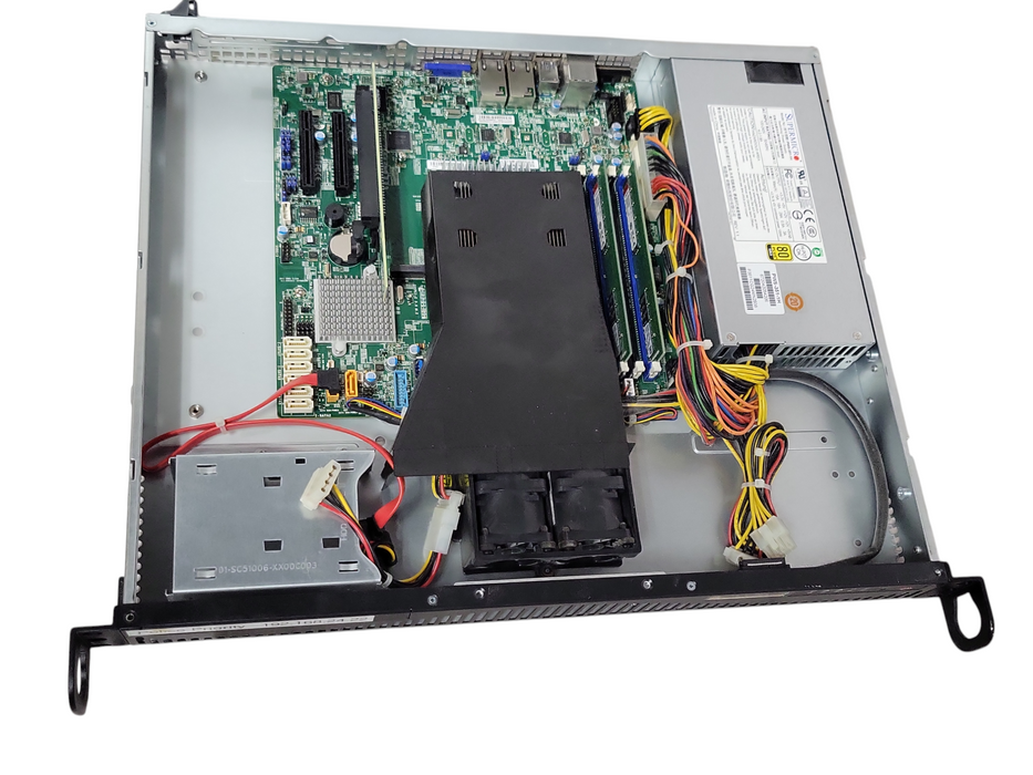 Supermicro CSE-512 1U Server X11SSH-F,  Xeon E3-1220 v5 @3.00GHz 8GB RAM