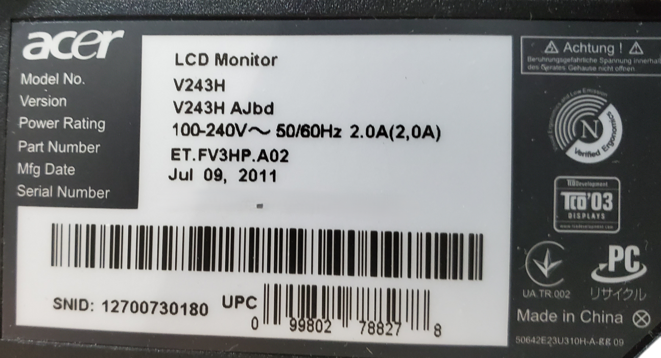 Enhanced Vision Acrobat LCD 24" Low Vision Reader Magnifier