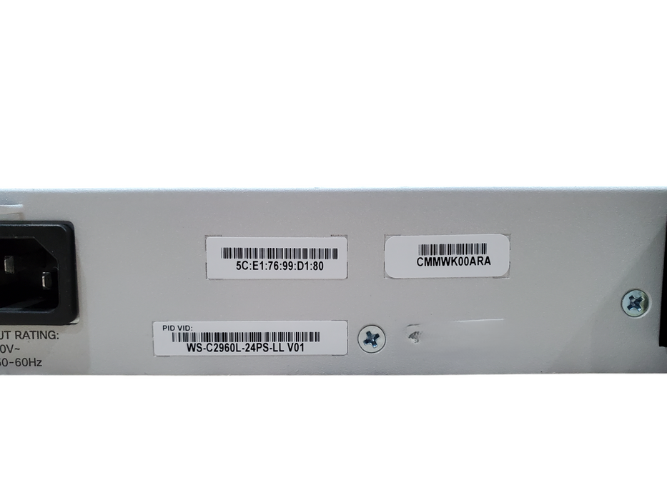Cisco WS-C2960L-24PS-LL-V01 24-Port Gigabit PoE+ Silent Managed Switch