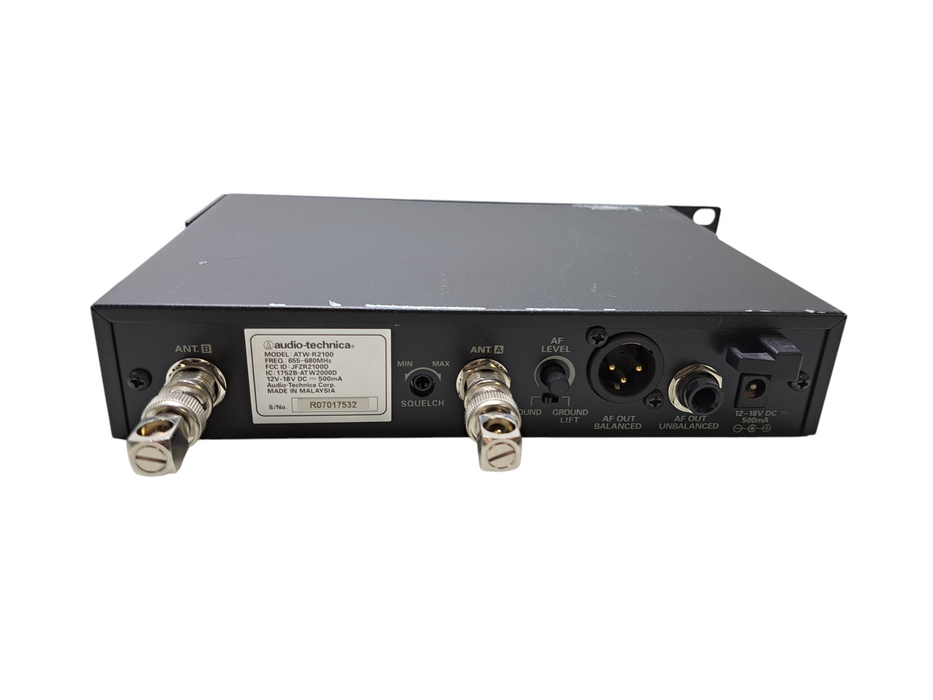Audio-Technica ATW-R2100a R2100aD Receiver 655-680MHz w/ Rackmount