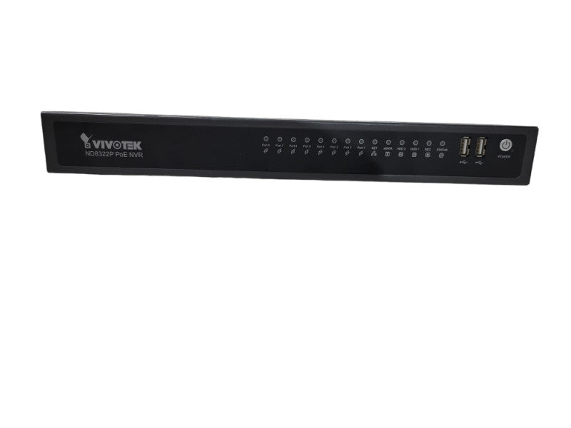 Genuine Vivotek ND8322P PoE NVR Network Video Recorder 8-Channel Security