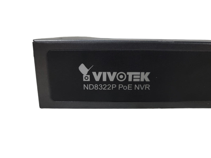 Genuine Vivotek ND8322P PoE NVR Network Video Recorder 8-Channel Security