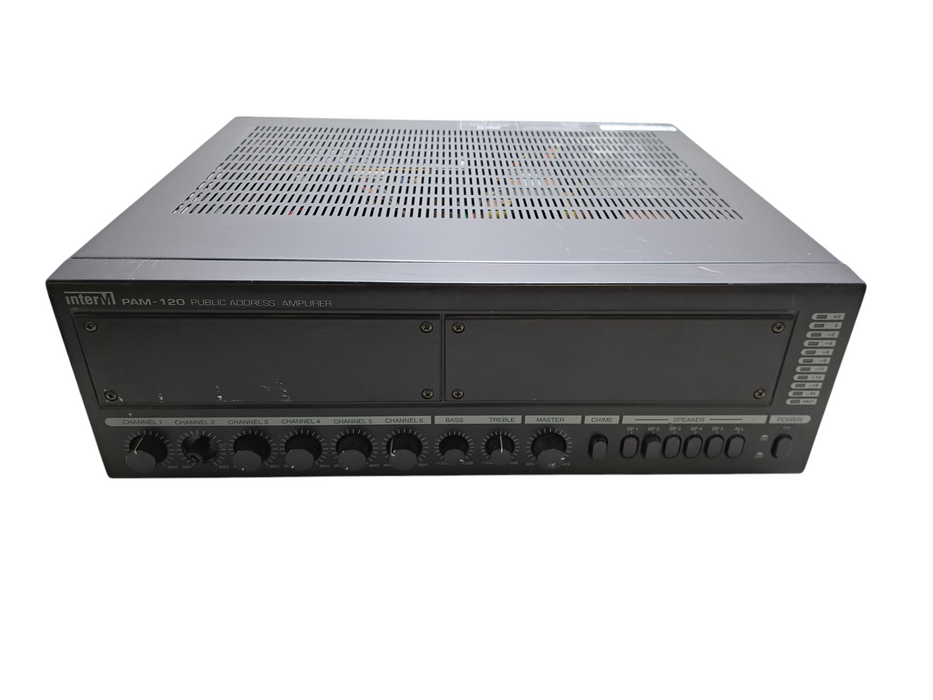 InterM PAM-120 Public Address Mixer Amplifier *READ*