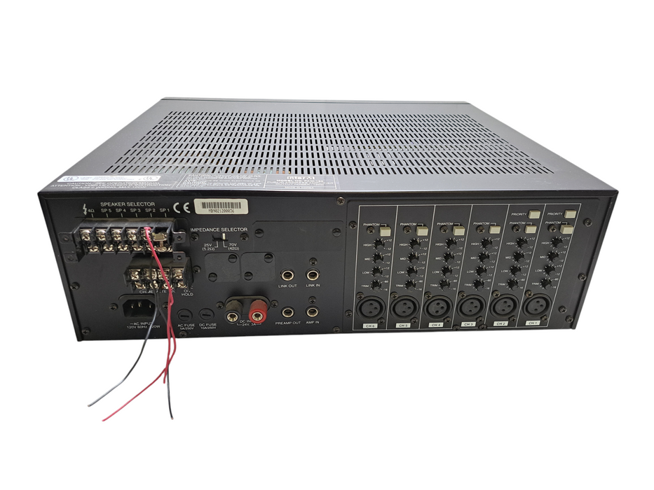 InterM PAM-120 Public Address Mixer Amplifier *READ*