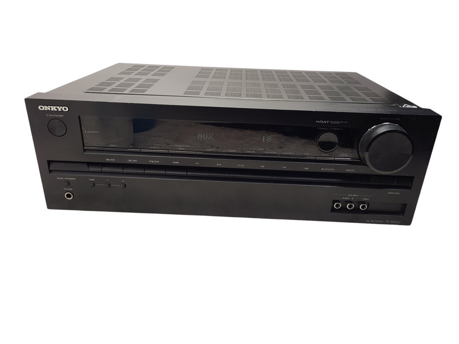 Onkyo TX-SR333 - 5.1 Ch HDMI 4K Bluetooth Home Theater Receiver No remote