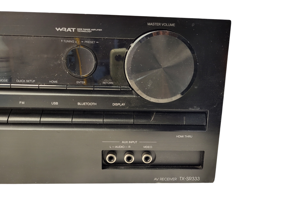 Onkyo TX-SR333 - 5.1 Ch HDMI 4K Bluetooth Home Theater Receiver No remote