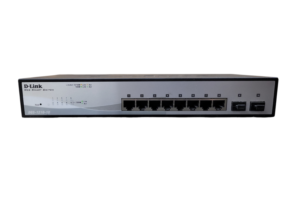 D-Link Web Smart DGS-1210-10 - 10 Port Ethernet Switch