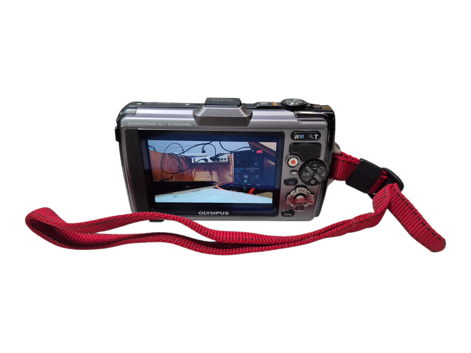 Olympus Stylus Tough TG-1 Digital Camera w/ Battery & 8GB SD Card