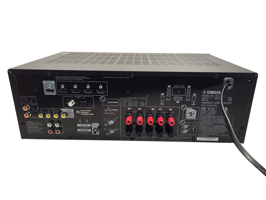 Yamaha RX-V385 5.1-Ch 4K Ultra Bluetooth A/V Receiver No remote