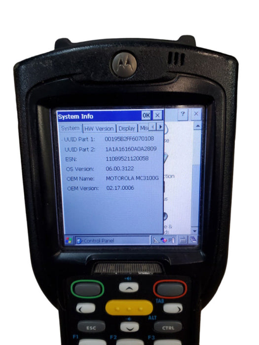 Motorola MC3100G Mobile Barcode Computer Data Collector Terminal Q@