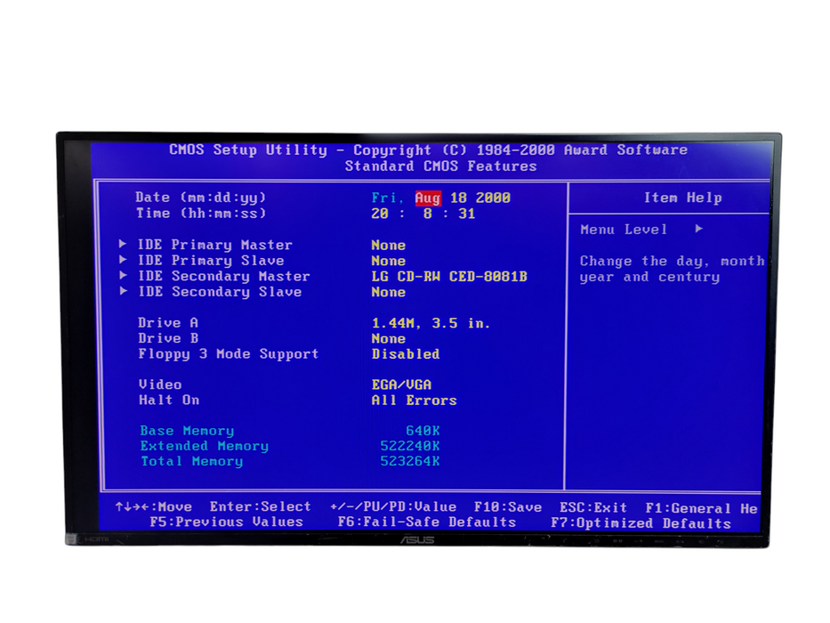 Vintage Desktop PC - Intel Pentium III 800EB ASUS PGIWP-FW 512MB RAM 300W PSU