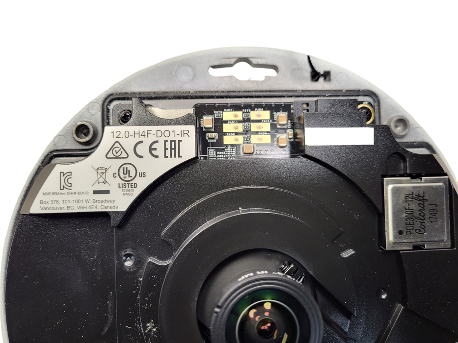 Avigilon 12.0-H4F-DO1-IR H4 Fisheye Camera