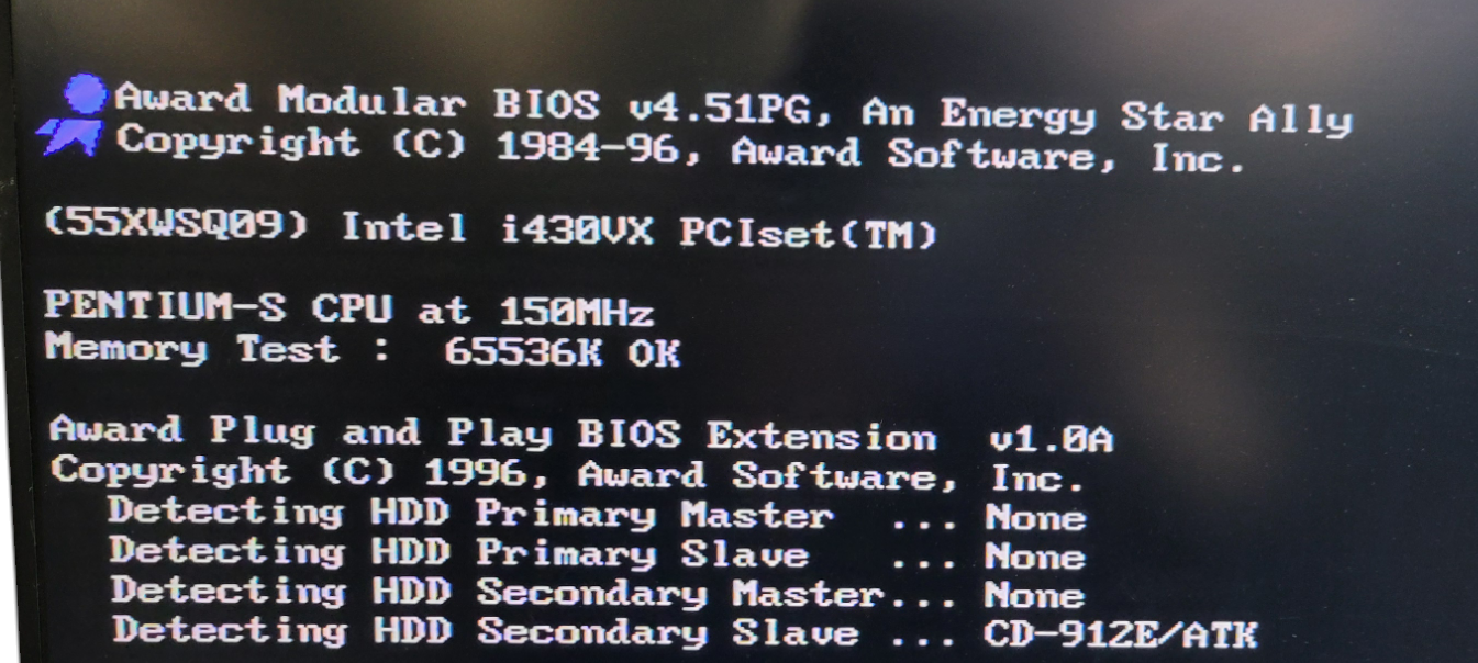 Vintage Desktop PC - Intel Pentium-S 150Mhz 64MB RAM NO HDD