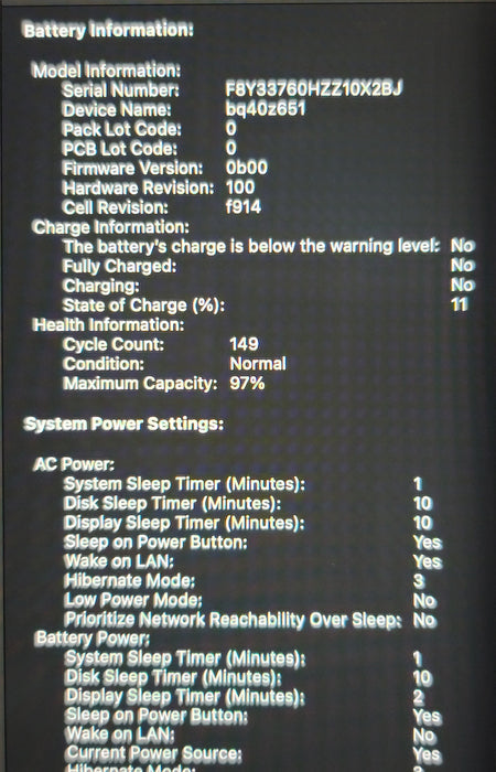 Apple MacBook Air 13.6" 2022 A2681 M2 8GB RAM 256GB SSD SPACE GREY