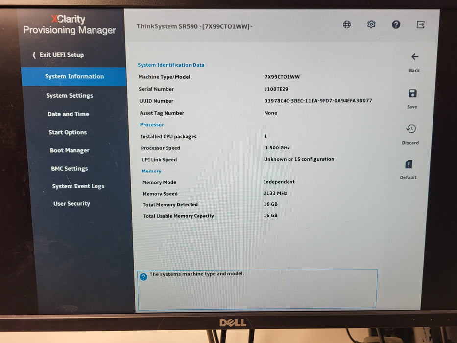 Lenovo SR590 3.5" Bronze 3204 @ 1.9GHz 16GB DDR4 530-8i RAID 1x PSU