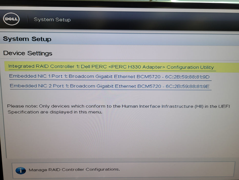 Dell PowerEdge R330 - Xeon E3-1220 v6 16GB DDR4 PERC H330 350W PSU