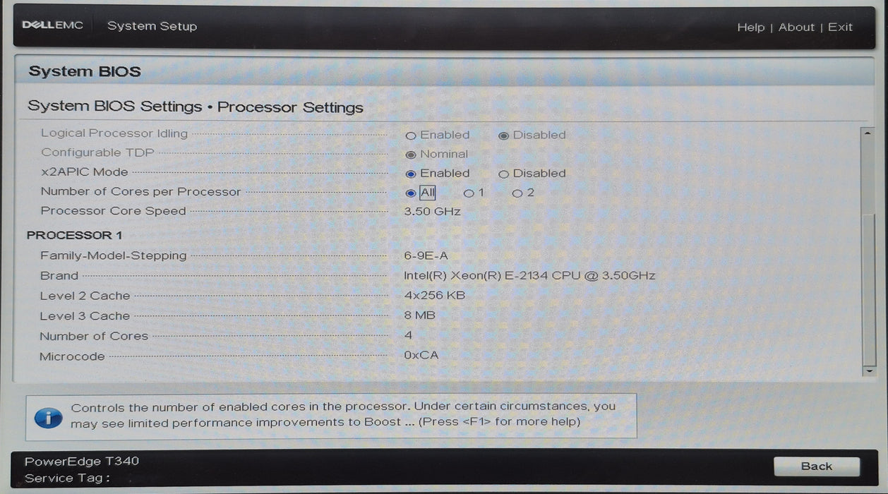 Dell PowerEdge T340, Xeon E2134 3.50GHz, 16GB DDR4, PERC H730P