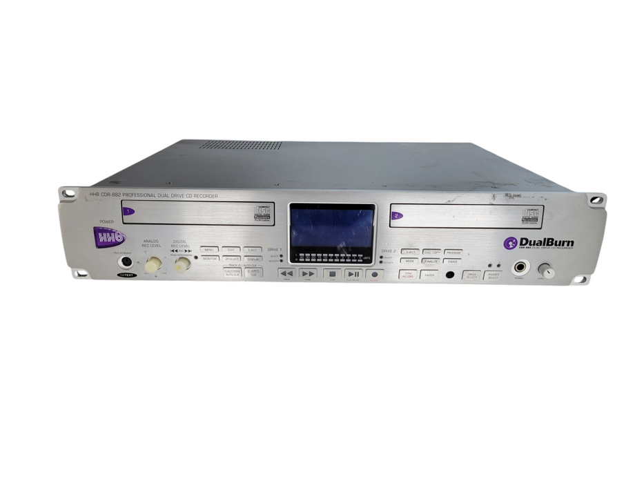 HHB CDR-882 PROFESSIONAL DUAL DRIVE CD RECORDER