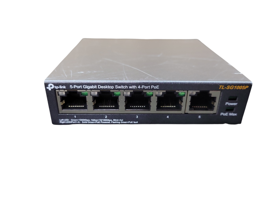 TP-LINK TL-SG1005P 5-Port Desktop Switch