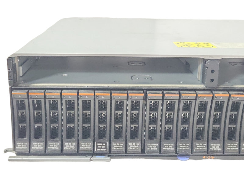 IBM Flex System V7000 Storage 4939-A49 Chassis only, 24x 2.5\\" HDD Caddies _