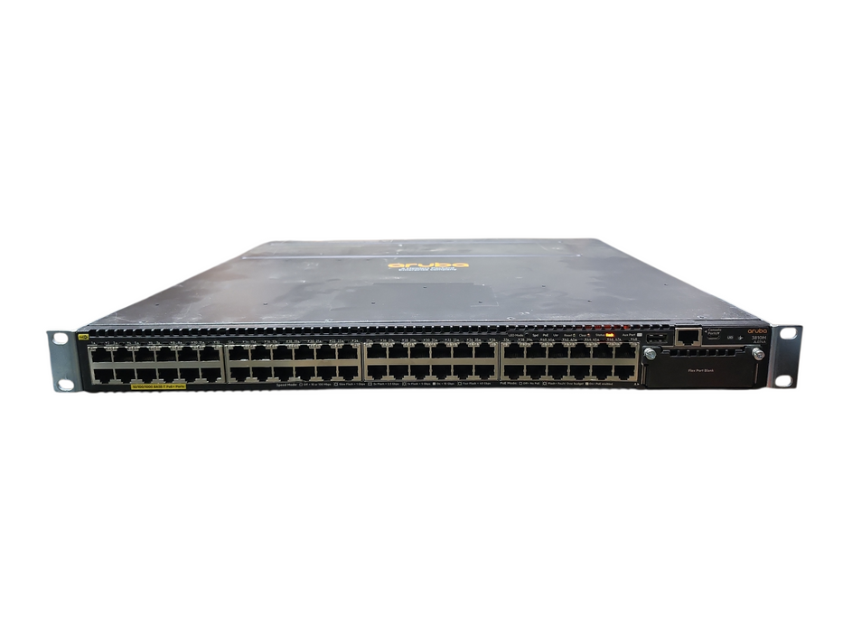 HPE JL074A Aruba 3810M 48x Gigabit PoE+ Switch + 2x PSU