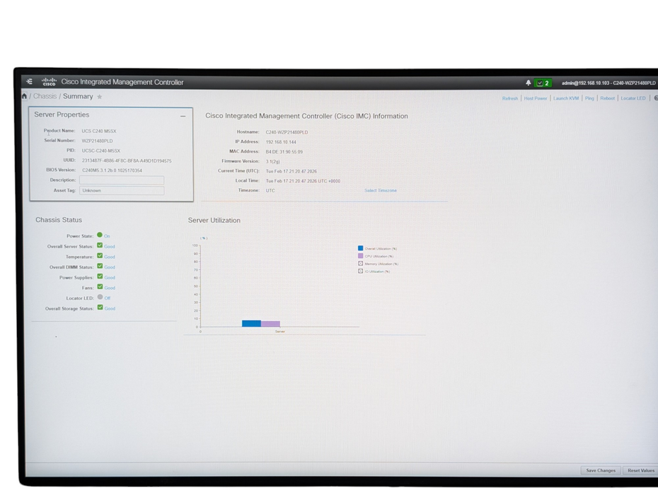 Cisco UCS C240 M5 Intel Xeon GOLD 6126 32GB RAM|AVAGO 12G|2x 1050W