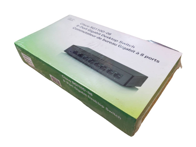 Cisco SG110D-08 8-Port Gigabit Desktop Switch Q@