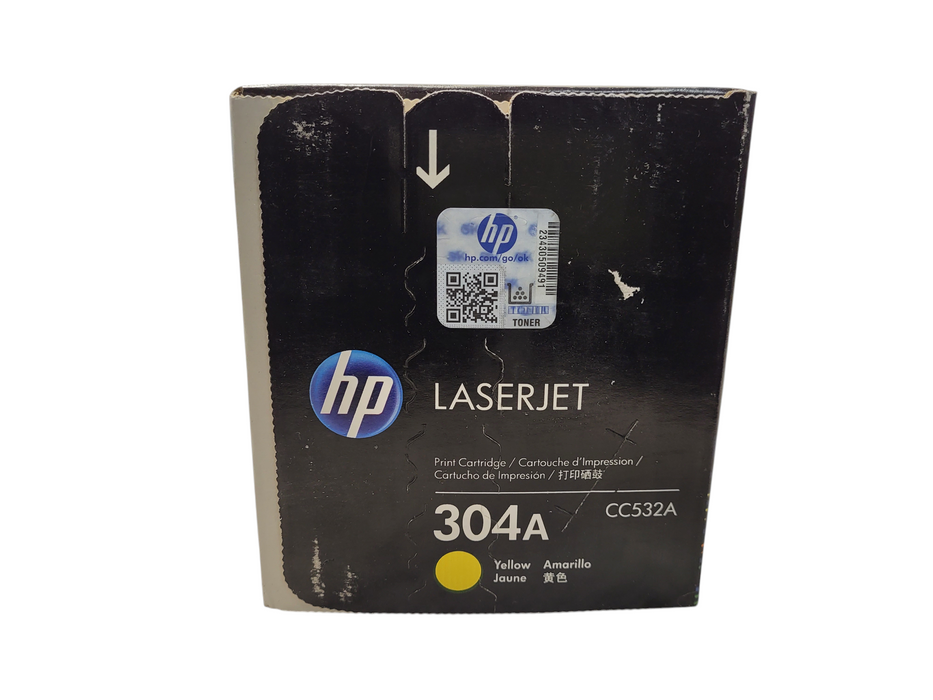 NEW Genuine Sealed HP 304A CC532A Yellow Toner Cartridge