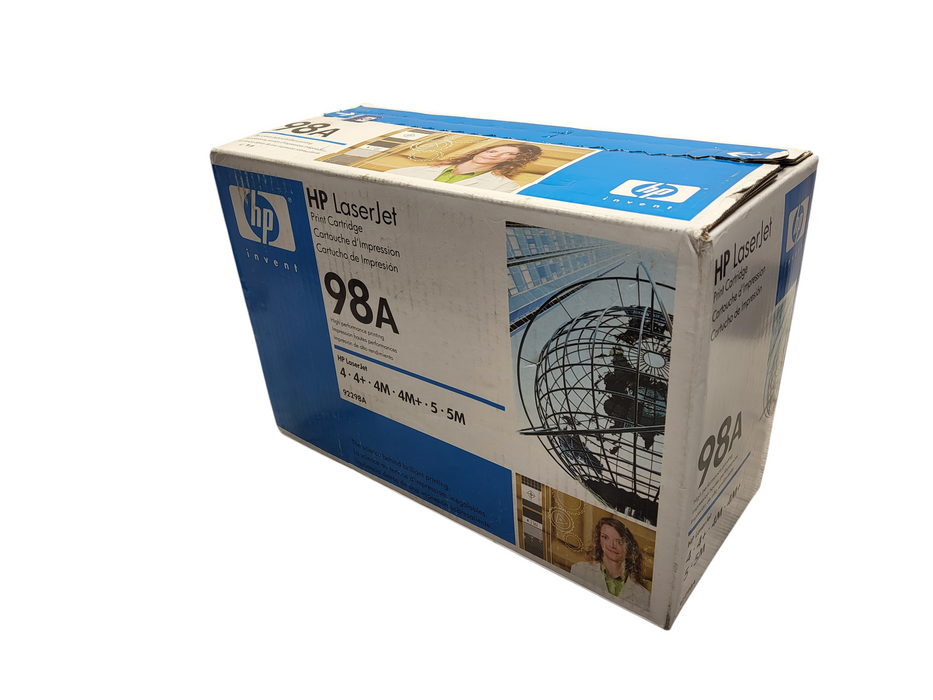 HP 98A Black Toner Cartridge 92298A Genuine Sealed Box OEM Laserjet Printer Ink