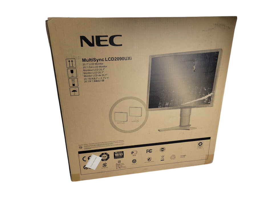 NEC MultiSync LCD2090UXi 20" IPS LCD Monitor 1600x1200 UXGA DVI VGA