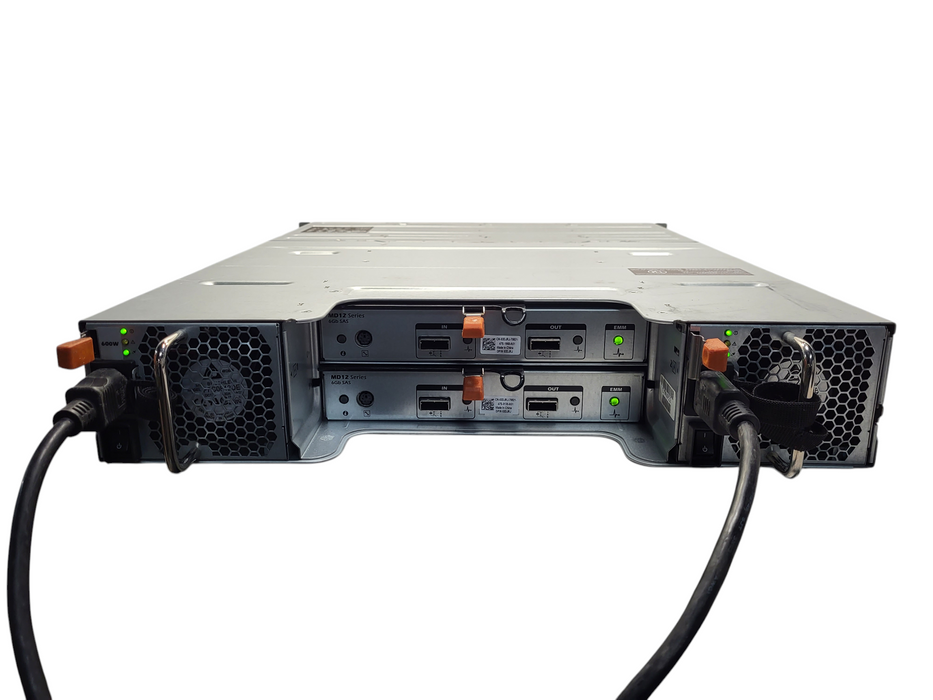 Dell PowerVault MD1200 E03J Storage 3.5" w/ 2x 600W PSU + 2x MD12 Module 03DJRJ