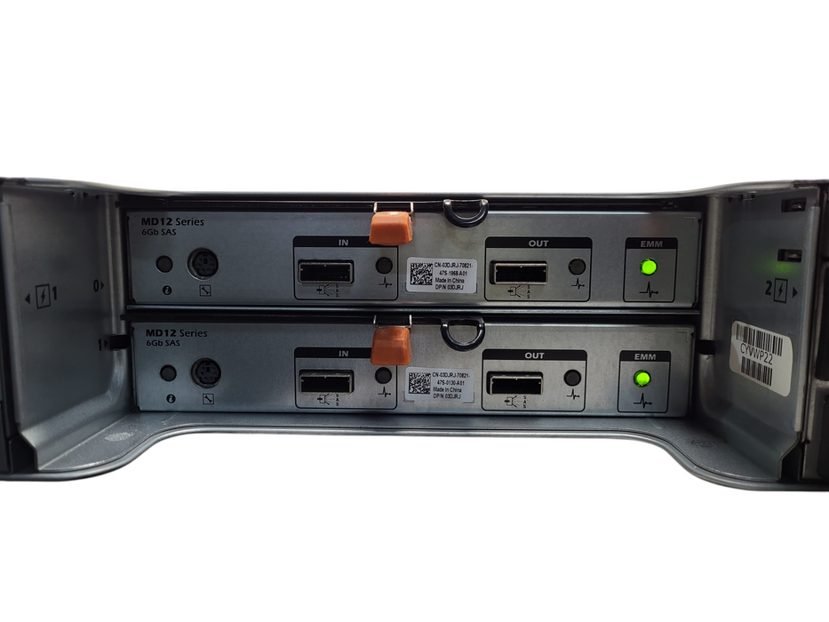 Dell PowerVault MD1200 E03J Storage 3.5" w/ 2x 600W PSU + 2x MD12 Module 03DJRJ