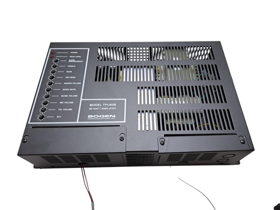 Bogen TPU60B 60 Watt Telephone Paging Amplifier *READ*
