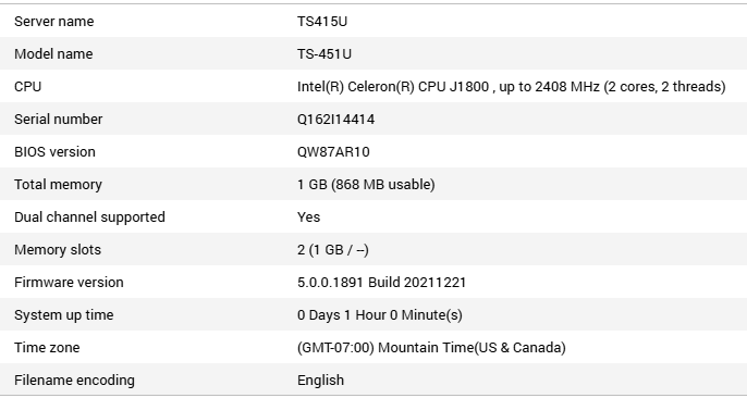 QNAP TS-451U 4-Bays NAS Rack Mountable, No HDD & Caddies