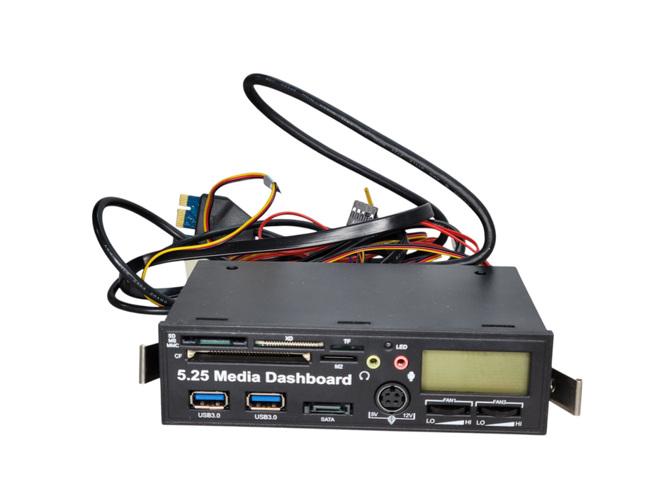 5.25" Media Dashboard / Multifunction Front Panel I/O PCIe