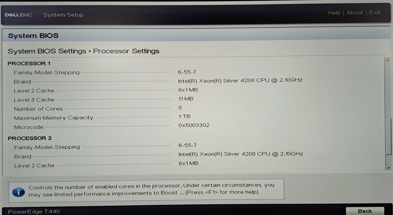 Dell PowerEdge T440 8x 3.5"| 2x Xeon Silver 4208 @2.10GHz, 32GB DDR4, PERC H750