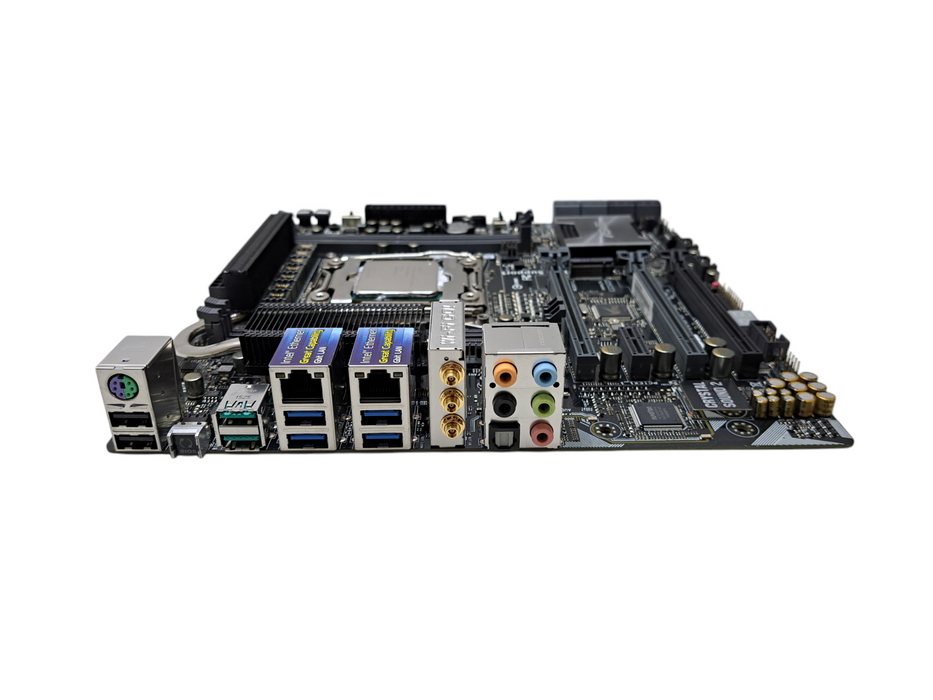 Asus X99-M WS Motherboard w/ Xeon E5-2630 v3 CPU | No RAM or I/O Shield