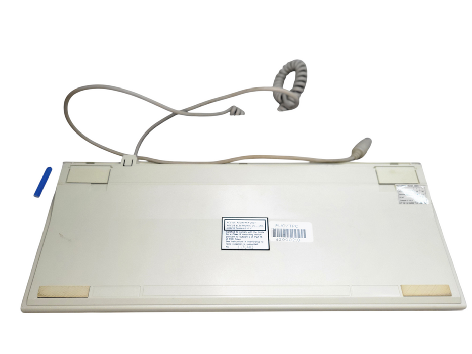 Vintage FOCUS ELETRONIC FSQ4VY Mechanical Keyboard with White Alps switches