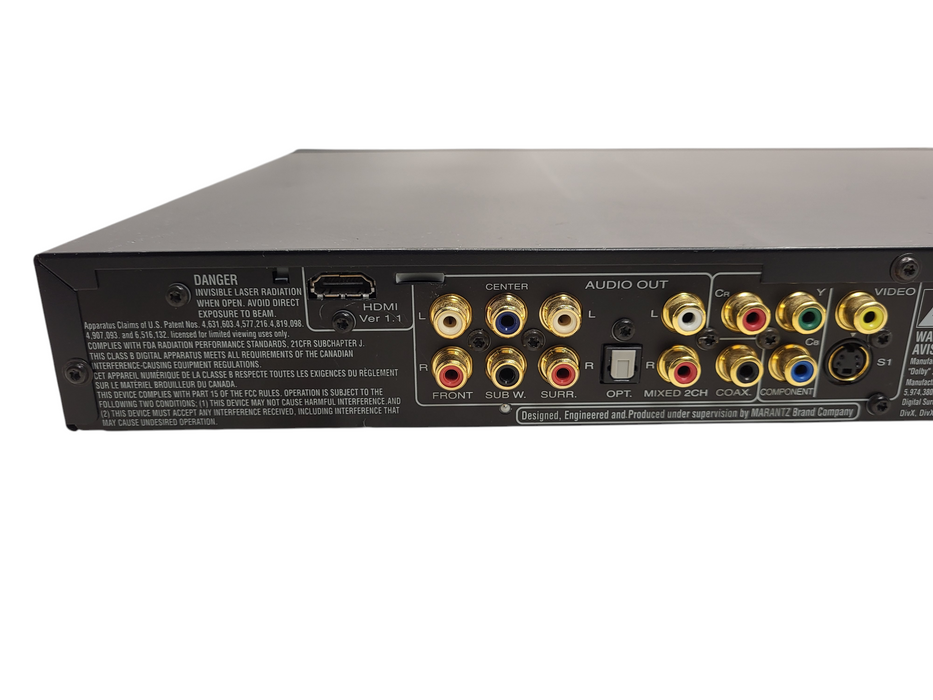 Marantz DV6001 Super Audio DVD CD Player WORKS - NO remote